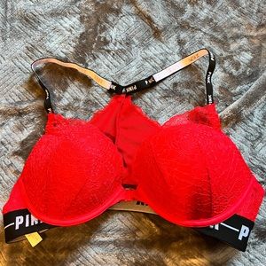 Victoria Secret Pink Bra 36C Red